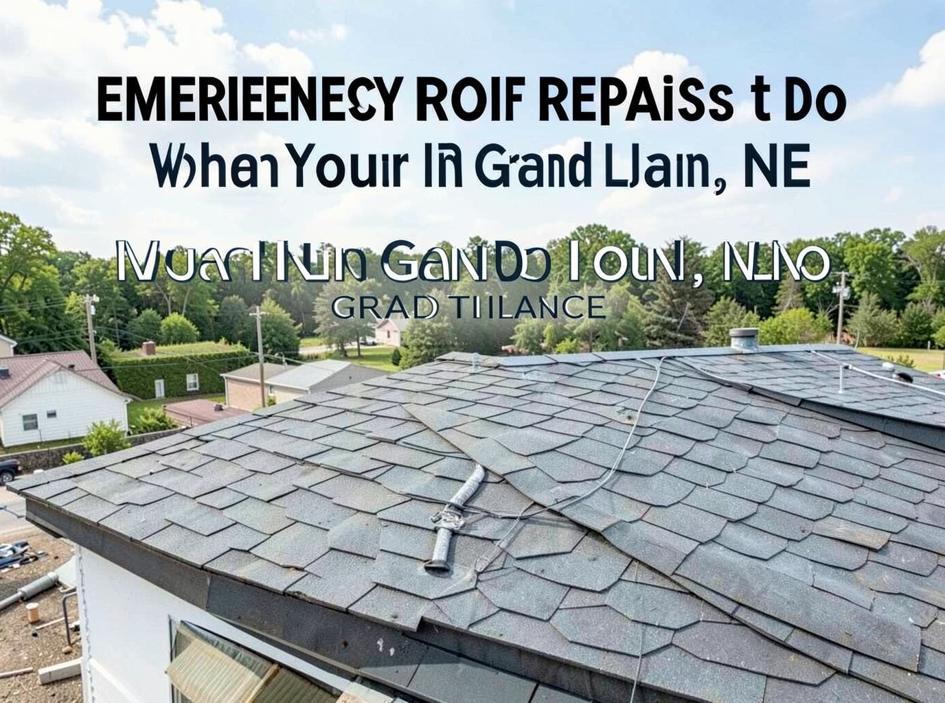 Emergency Roof Repairs: What to Do When Your Roof Leaks in Grand Island, NE
