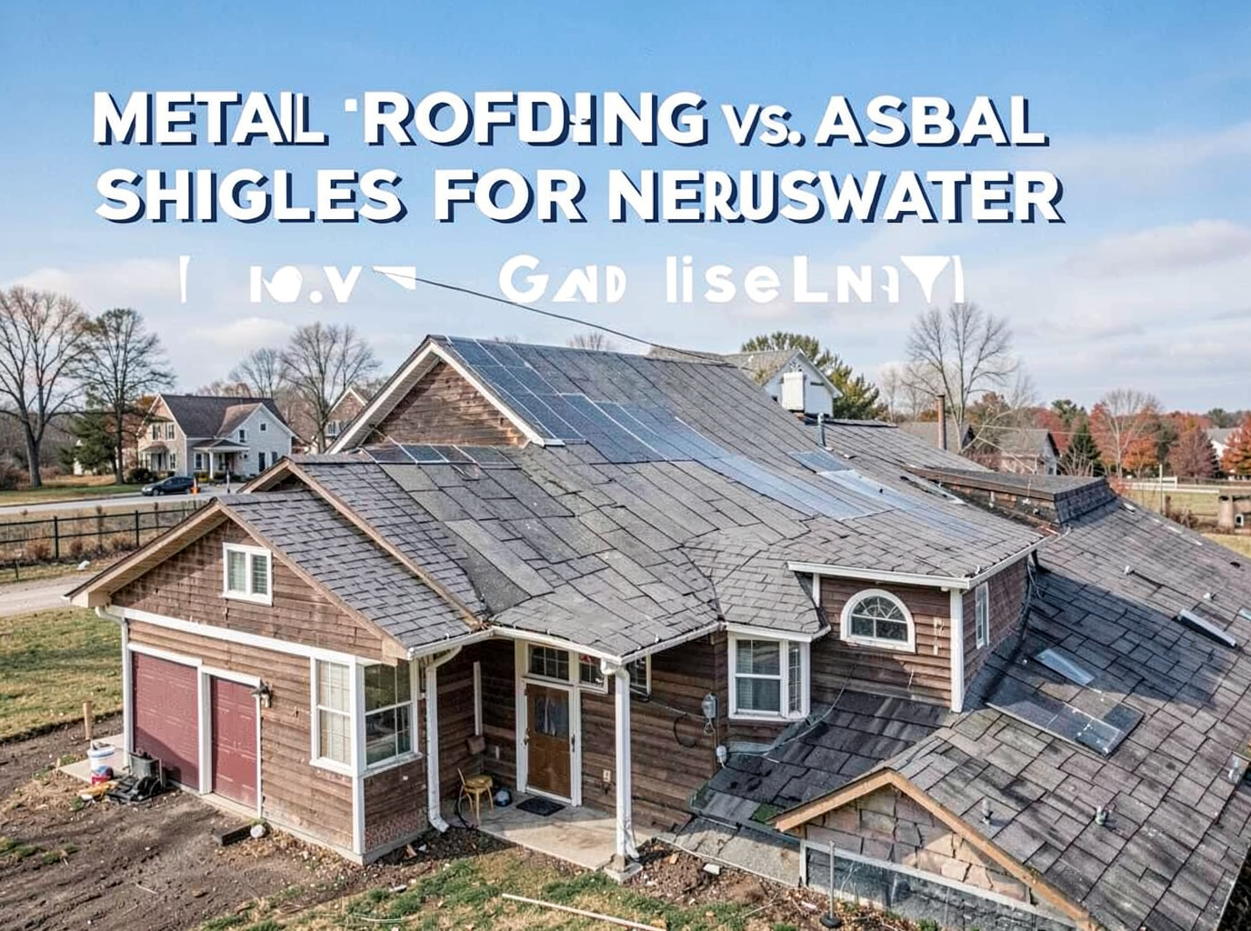 Metal Roofing vs. Asphalt Shingles for Nebraska Weather